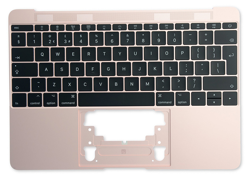 Top Case w/ Keyboard, Rose Gold 661-04884