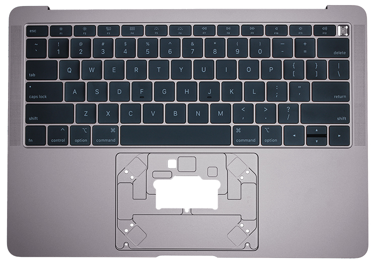 Top Case w/ Keyboard, Space Gray 661-09736