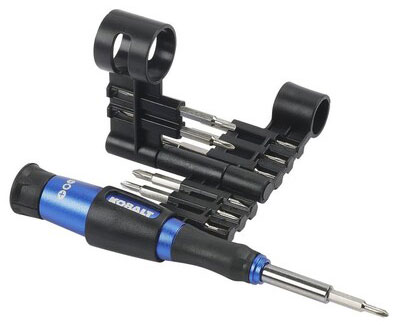 Precision Screwdriver Set 19-Piece Aluminum Handle Multi-Bit Torx Phillips MRC-10001