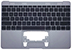 Top Case w/ Keyboard Space Gray for MacBook Retina, 12-inch, 2017 Model: A1534 Order: BTO/CTO, MNYF2LL/A, MNYG2LL/A Identifier: MacBook10,1