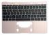 Top Case w/ Keyboard, Rose Gold for MacBook Retina, 12-inch, 2017 Model: A1534 Order: BTO/CTO, MNYF2LL/A, MNYG2LL/A Identifier: MacBook10,1