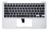 Top Case w/ Keyboard, US for MacBook Air 11-inch, Early 2015 Model: A1465 Order: BTO/CTO, MJVM2LL/A Identifier: MacBookAir7,1