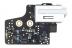 Audio Board, Silver for MacBook Retina, 12-inch, 2017 Model: A1534 Order: BTO/CTO, MNYF2LL/A, MNYG2LL/A Identifier: MacBook10,1