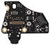 Audio Board, Space Gray / Gold for MacBook Air Retina, 13-inch, 2020 Model: A2179 Order: BTO/CTO, MVH22LL/A, MWTJ2LL/A Identifier: MacBookAir9,1